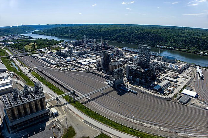 Shell Polymers: um dos dois crackers de etano que partiram nos EUA em 2022.