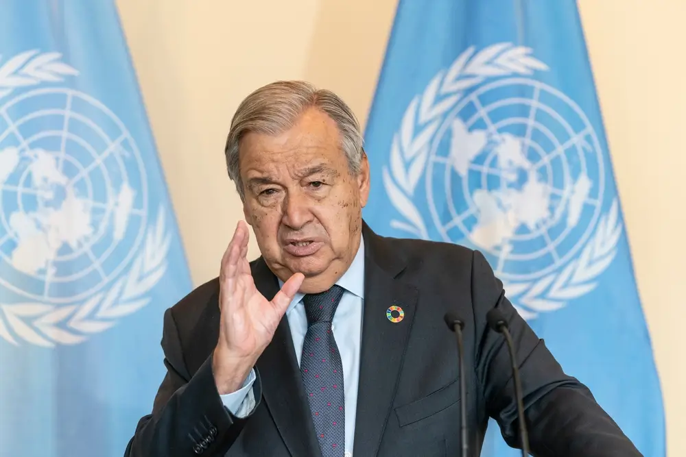 António Guterres: secretário geral da ONU chama produtores de energia fóssil de mafiosos do clima. 