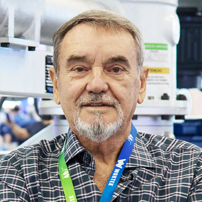 Paolo de Filippis, presidente da indústria de máquinas Wortex