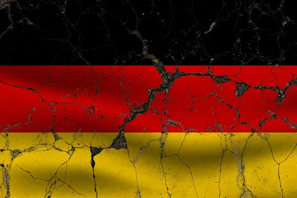 Abalo em pilares do plástico na Alemanha