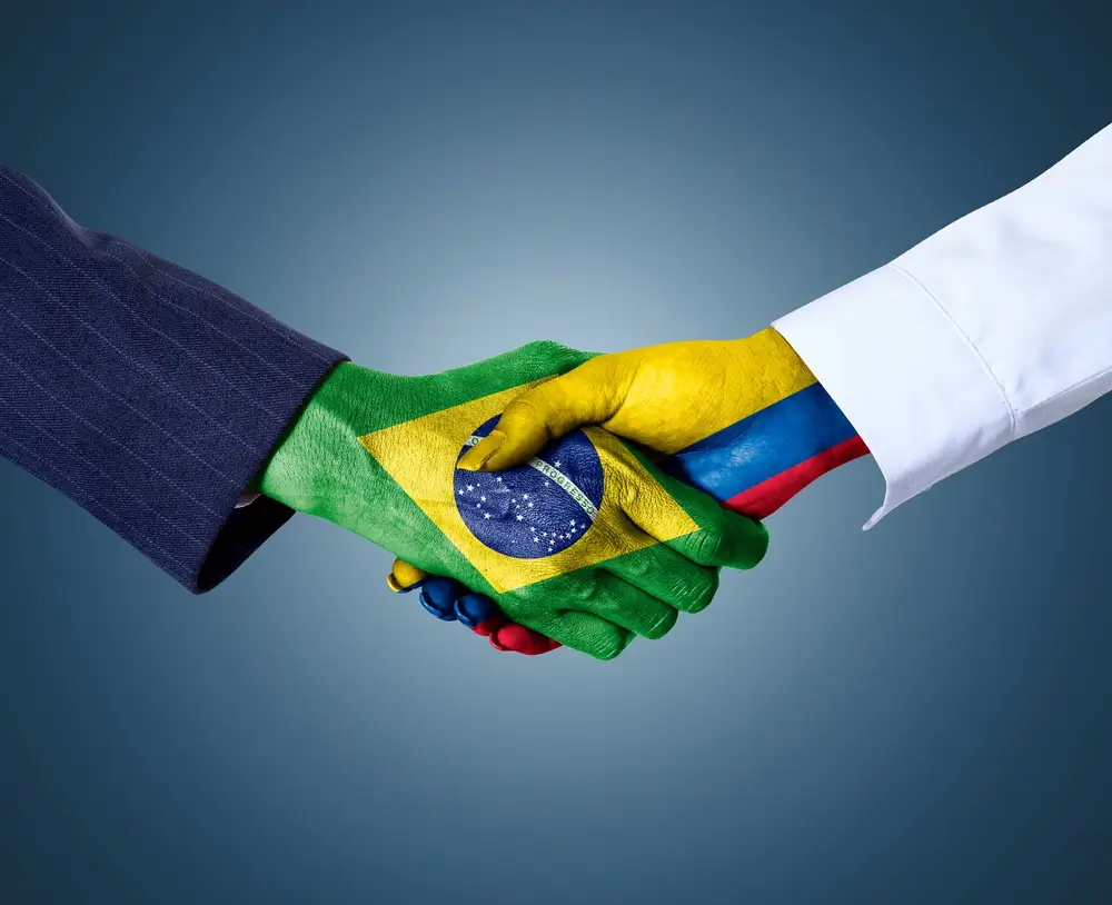 Brasil e Colômbia; remessas colombianas despontam entre as importações brasileiras de resinas e mercado colombiano azeita decolagem de transformados do Brasil na América do Sul