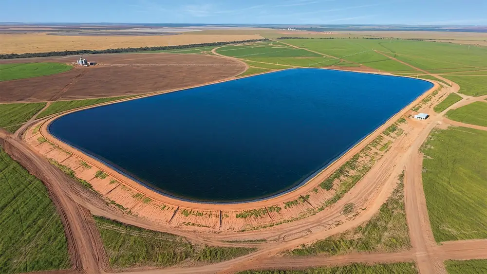 Geomembranas: tecnologia Lonax assegura alta resistência química, impermeabilização e durabilidade.